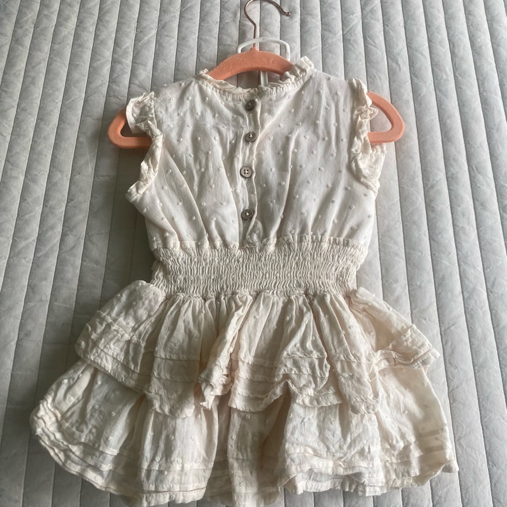 Jessica Simpson Cream Kids Casual Dress